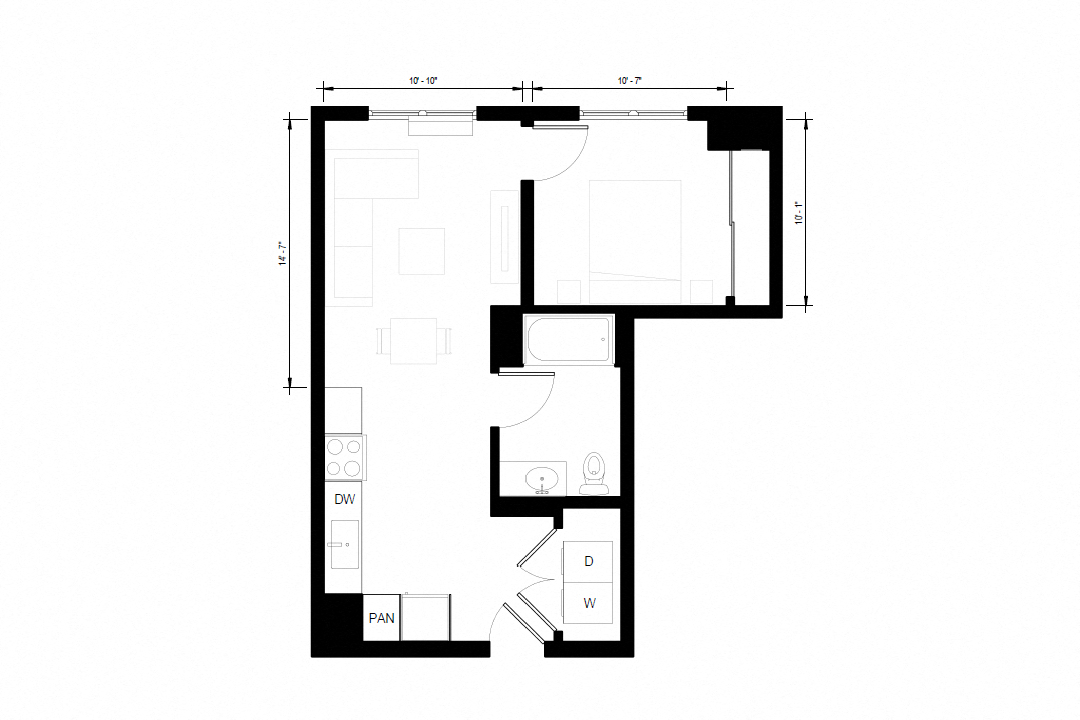 1755 NW Kearney Street Studio-2 Beds Apartment, Affordable for Rent - Photo Gallery 33